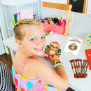 CiyvoLyeen Sloth Sewing Craft Kit Jungle Animal DIY Craft Sewing Kit for Girls and Boys Educational Sewing Kits for Kids Age 8 9 10 11 12 Craft Kit Includes 8 Projects by TinyTreasures Baby Boutique
