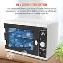 UV Sanitizer Cabinet. Dual Lamp UV Light Sanitizer Box with Timer Setting, Suitable for Cleaning of Various Items by CozyNest Decor