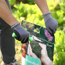 GK01 Hori Hori Garden Knife, Full Tang Gardening Knife with 7.1" Stainless Steel Double-Edged Blade, Heavy Duty Gardening Hand Tool for Weeding and Gardening with Oxford Sheath - in Gift Box by GreenHaven Gardens