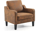 VINGLI Accent Chair for Living Room Chairs Rustic Reading Chair for Bedroom Scooped Arm Chair Mid Century Modern Accent Chairs Upholstered Comfy Chair for Apartment, Waiting Room by CozyNest Decor
