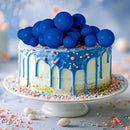 75 Pieces Royal Blue Cake Balls Topper Decorations Foam Cupcake Topper Mini Balloon Cake Topper Balls Cake Picks for Cake Deco Birthday Party Wedding by TinyTreasures Baby Boutique