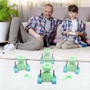 ALLCELE Robot Toys, Rechargeable RC Robots for Kids Boys, Remote Control Toy with Music and LED Eyes, Ideal Gift for Children-Green Blue by TinyTreasures Baby Boutique