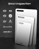 Titanium Cutting Board, 100% Pure Titanium Cutting Boards For Kitchen, Best Non Toxic titanium chopping board, Dishwasher safe, Hygiene and Durability for Meat, Fruit, and Vegetables (12.6L*8W) by CozyNest Decor