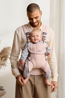 BabyBjörn Baby Carrier Harmony, Light Pink, Woven Mélange | 3-in-1 Ergonomic Baby Carrier; Newborn, Facing-in, Outward-Facing, and Back Carrying Positions Supported (7-40 lbs), Newborn to Toddler by TinyTreasures Baby Boutique