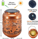 2 Pack Butterfly Outdoor Solar Hanging Lanterns Waterproof LED Solar Lights Metal Decorative Lanterns for Garden, Patio, Courtyard, Backyard, Yard Decor Unique Butterfly Gifts for Women Gardening by GreenHaven Gardens