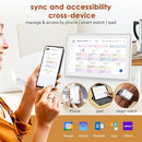 Digital Calendar 15.6 Inch, Electronic Calendar Chore Family Schedules, Smart Weekly and Monthly Planner, 1920 * 1080P IPS Touchscreen Interactive Display - Wall Mount White by TinyTreasures Baby Boutique