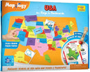 Imagimake Mapology United States Flash Card Puzzle with Flags, Country- Capitals | Educational Toys for Kids Ages 5-8 | Learn Geography Puzzles for kids Ages 8-10 | Christmas Gift for Boys & Girls by TinyTreasures Baby Boutique