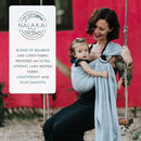 Nalakai Ring Sling Baby Carrier, Soft Linen Baby Sling, Baby Wrap, Comfort, Style, and Giving Back - Carry Your Little One with Love by TinyTreasures Baby Boutique