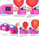 Balloon Pump 600W 110V Electric Balloon Pump Portable Electric Inflator Balloon Air Pump-2 Tying Tools Balloon Blower for Party Decoration by TinyTreasures Baby Boutique