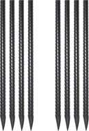 VVOKGO Rebar Stakes 24 Inch Ground Straight Concrete Form Stakes Heavy Duty (8pcs), 3/8" Diameter Metal Steel Spikes Anchors with Chisel Point End for Plant Support, Garden Border,Landscape Edging by CozyNest Decor