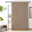 Joydeco Custom Blackout Curtains for Bedroom, 1 Panel Room Darkening Curtains & Drapes for Living Room Window Rod Pocket Back Tab (Custom Size,Khaki) by TinyTreasures Baby Boutique