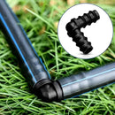 Maitys Irrigation Fittings Kit for Tubing 32 Piece Set, 8 Tees, 8 Couplings, 8 Elbows and 8 End Cap Plugs Barbed Connectors for Drip Sprinkler Systems, Garden, Patio, Lawn or Flower Bed (1/2 Inch) by GreenHaven Gardens