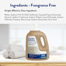 The Clean People Liquid Laundry Detergent - Recyclable Packaging, Stain Fighting - Ultra Concentrated, Laundry Soap - Fragrance Free, 50 fl oz by TinyTreasures Baby Boutique
