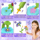 KLAPTOR Arts and Crafts for Kids Ages 4-6: Toys for Ages 5 6 7 8 9 – Birthday Gifts & Craft Set for Girl Age 3-9 - DIY 30+ Flower Bloom Maker with Music Light Base Vase Fridge Magnets Cards by TinyTreasures Baby Boutique