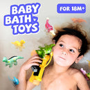 Hely Cancy Mold Free Bath Toys for Toddlers 18 Month by TinyTreasures Baby Boutique