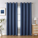 ChrisDowa Blackout Curtains 108 Inches Long 2 Panels Set for Living Room, Grommet Thermal Insulated Room Darkening Curtains for Bedroom (Stone Blue, 52 x 108 Inch) by CozyNest Decor