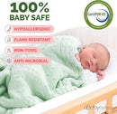 Cradle Baby Mattress and Bassinet Mattress 15x33 – 2-Inch Firm Foam Baby Bed with Waterproof Vinyl Cover – Non-Toxic Hypoallergenic Cushion Pad Replacement for Infant Bed (Multiple Standard Sizes) by TinyTreasures Baby Boutique