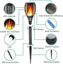 Solar Lights Outdoor, 12LED Tiki Solara Torch Light with Flickering Flame,IP65 Waterproof Mini Solar Torch Light for Outside Garden Patio Pathway Yard Decorations (8pcs) by GreenHaven Gardens