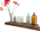 joelsantiques 24 Inch Wooden Floating Shelves for Wall - 24x8x2 in - Made of Natural Wood - Heavy Duty Rustic Wall Shelves for Bedroom - Perfect for Living Room, Kitchen - Medium Brown by CozyNest Decor