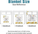 Custom Name Crib Bedding Set - Elephant Pattern, Personalized Yellow Floral Nursery Bedding 3-Piece Set– Soft Blanket, Fitted Sheet, Changing Pad Cover – for Newborns Girls Nursery Gifts by TinyTreasures Baby Boutique