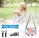 Accmor Stroller Organizer, Universal Stroller Organizer with Insulated Cup Holder Pocket, Dual Purpose Large Capacity Stroller Bag Caddy, Stroller Accessories Fits for Uppababy, Doona, Nuna Strollers by TinyTreasures Baby Boutique
