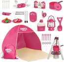 Kids Camping Set – an Outdoor Campfire Toy Set Featuring a Tent, Oil lamp, Stove, and More,Gift Idea for Girls Age 3+ Year Old Birthday Christmas by TinyTreasures Baby Boutique