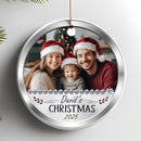 Personalized Baby’s First Christmas Photo Christmas Ornament 2025 - My First Holiday Keepsake - Custom Newborn Ornament - Sweet Gift for New Parents Mom Dad - Baby Holiday Memory Decoration by TinyTreasures Baby Boutique