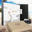 Holoary Photo Album 4x6 200 Photos Two Pictures Per Page, Memo Writing Area for Each Pocket, 200 Pockets 4”x6”, Printed Book Cover Travel Design Natural Beach Vacation Honeymoon Memories by TinyTreasures Baby Boutique