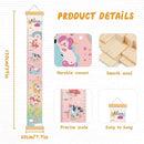 Personalize Name Growth Chart for Kids, Unicorn Kids Growth & Measuring Chart, Growth Chart for Wall, Height Measure Wall Chart Bedroom Nursery Wall Decoration,Playroom Essentials by TinyTreasures Baby Boutique