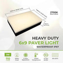 LUMENGY Paver Light 6X9 Inch (5.82 x 8.85 inches) 2700K, Brick Lighting for Pavers, Driveways, Pathways, Patios, Inground & Garden, 12V Waterproof, Drive-Over Rated by CozyNest Decor
