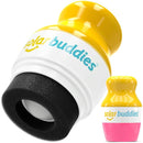 Solar Buddies Sunscreen Applicator - Single Pink - Refillable Roll on Sponge Sunscreen, Suncream & Lotion Applicator For Kids, Adults & Families - Holds 3.4fl oz, Perfect Size for Travel by TinyTreasures Baby Boutique