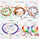 Redtwo 23200 Pcs Clay Beads Bracelet Making Kit 144 Colors 7 Boxes Flat Polymer Heishi Beads Set for Friendship Jewelry Making with Pendant Charms Crafts Gifts for Girls Ages 6-12 Kids Adults by TinyTreasures Baby Boutique