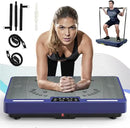Vibration Plate Exercise Machine - Whole Body Workout Vibration Platform Lymphatic Drainage Machine for Weight Loss Home Fitness with Resistance Bands Remote by CozyNest Decor