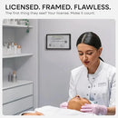 Homeforia 5x10 Business License Frame Black, High End Metal 5 x 10 Document Certificate Frame with Mat 4x9, 5 by 10 Professional License Frames for Wall or Tabletop, Tempered Glass, Wall Kit, Set of 1 by CozyNest Decor