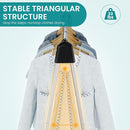 APEXCHASER Foldable Clothes Drying Rack, 55'' Collapsible Laundry Clothes Airer Width Heavy Duty Hanger for Sweaters Baby Clothes Towels Portable Indoor Outdoor for Home Travel by TinyTreasures Baby Boutique