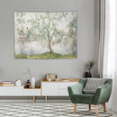 HZOHNAGO Japanese Tapestry Tree Misty Garden Lake Printed Wall Tapestry Ink Painting Wall Hanging for Bedroom Living Room Dorm 40" W x 30" H by CozyNest Decor