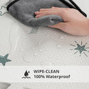 Baby Foam Play Mat, PIGLOG 72x48 Baby Crawling Mat, Floor Mats for Kids for Infants with Interlocking Floor Tiles, Toddler Playmats for Indoor and Outdoor, Easy to Clean Playroom Mats, Meteor Shower by TinyTreasures Baby Boutique