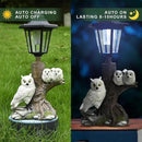 Owl Solar Lights Outdoor Garden,Solar Owls for Outdoors,Solar Powered Owl Garden Statues Decor,Unique Gifts Lights for Patio,Yard,Balcony by GreenHaven Gardens
