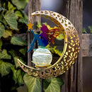 Moon Fairy Solar Garden Lights, Outdoor Decor Pathway Lights, LED Lawn Decor Lights - Gardening Gifts for Women(Moon Fairy Garden Lights) by CozyNest Decor