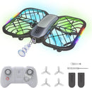 UranHub Drones for Kids 8-12, RC Drone with 720P HD FPV Camera,5 Lighting Modes/2 Batteries/3D Flip/3-Speed/Propeller Protection Cover, Cool Toys Gift for Kids and Beginners(Dark Brown) by TinyTreasures Baby Boutique