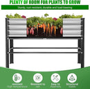 Doniks Raised Garden Bed with Legs, 48×24×32in Large Outdoor Metal Galvanized Garden Planting Box, 600lb Capacity for Vegetables Lawn Green Flowers, Fruits, Terrace by GreenHaven Gardens