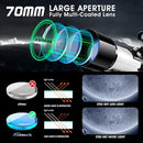 Telescope for Kids Adults Beginners,70mm Aperture 400mm Focal Length Telescopio for Astronomy, Multi Coated Travel Refractor Astronomical Telescopes by TinyTreasures Baby Boutique