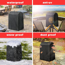 Grill Cover, 75-Inch Heavy Duty Waterproof UV Resistant BBQ Grill Cover for Outdoor Grill, Fit for Nexgrill Brinkmann Weber Char-Broil and More by GreenHaven Gardens