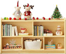 2-Tier Wood Montessori Cabinet for Kids, Toddler Room Book Shelves Toy Organizers and Storage, Small Book Shelf Storage for Baby Children, Furniture of Classroom, Nursery, Playroom by CozyNest Decor