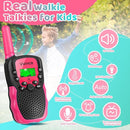 Walkie Talkies for Kids, Rechargeable Long Range Gift Toy for Ages 3 4 5-7 8-12 Year Old Girl Boy with 22 CH 2 Way Radio Flashlight 3 Mile Long Range Walkie Talkie for Outdoor Game Camping 2 Pack by TinyTreasures Baby Boutique