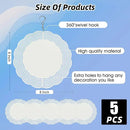 5 Pack Sublimation Wind Spinner Blanks 8 Inch Wind Spinners Sublimation Blanks 3D Aluminum Metal Wind Spinners for Yard and Garden Indoor Outdoor Window Porch Front Door Decoration Round by GreenHaven Gardens