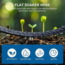 Flat Soaker Hose 15FT Lightweight and Flexible Irrigation Solution for Garden Beds, Flower Beds, and Lawns (15FT) by GreenHaven Gardens
