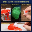 GobiDex Gross Science Experiments - Brain Dissection, Snot Making & Glowing Heart, Human Anatomy Science Kit for Kids, Educational STEM Toys, Birthday Gifts for Boys & Girls Ages 8-12 by TinyTreasures Baby Boutique