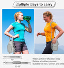 Water Bottle Holder with Strap, 4 Big Pockets with Compartment, 24oz/32oz/40oz Crossbody Water Bottle Carrier Bag by TinyTreasures Baby Boutique