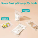 NCVI 4+7 oz Breastmilk Storage Bag Freezer for 0-3 Months, Breast Milk Feeding Bag with Temp-Sensing, Doubled-Sealed, Self Standing, Easy Pour Spout, BPA-Free, 4oz(70count)+7oz(30count) by TinyTreasures Baby Boutique
